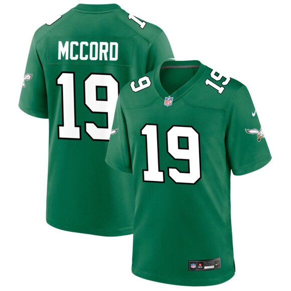 Mens Youths Kids Womens Kyle McCord Kelly Green Stitched Jersey